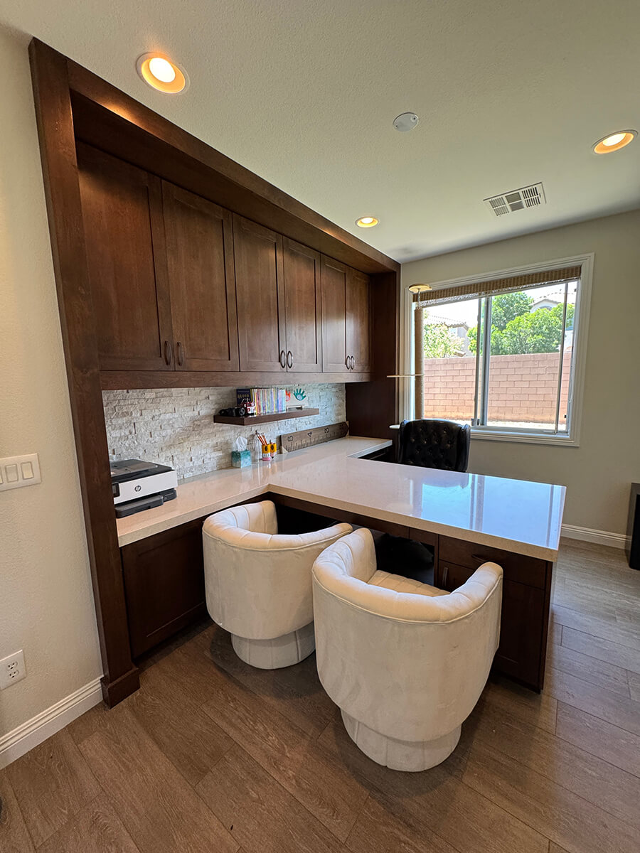 Discreet, confidential luxury home office organization by Lifelystyle for Las Vegas attorneys, CPAs, and executives — workflow restored, productivity maximized