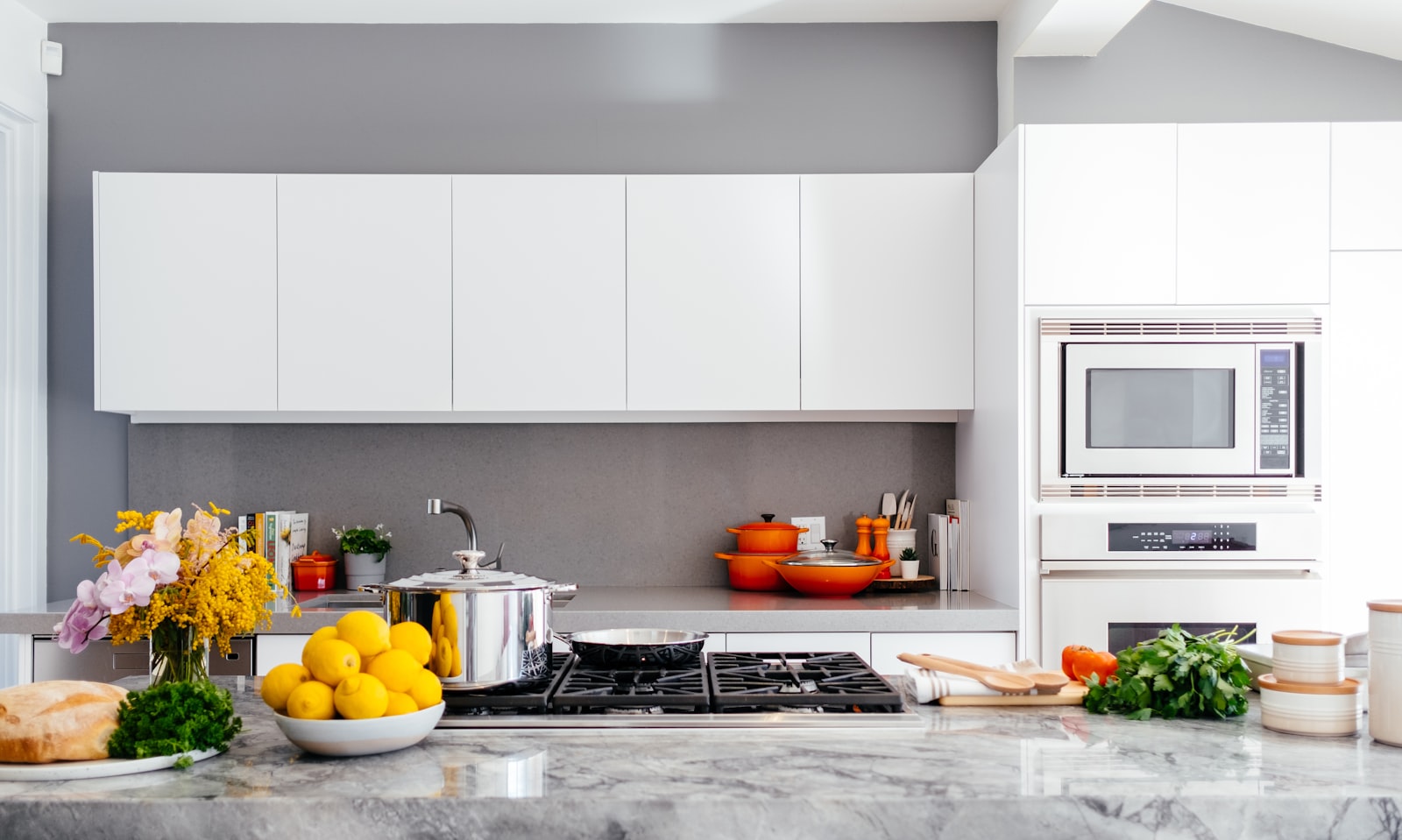 Organized luxury kitchen and pantry with labeled containers by Lifelystyle in Las Vegas